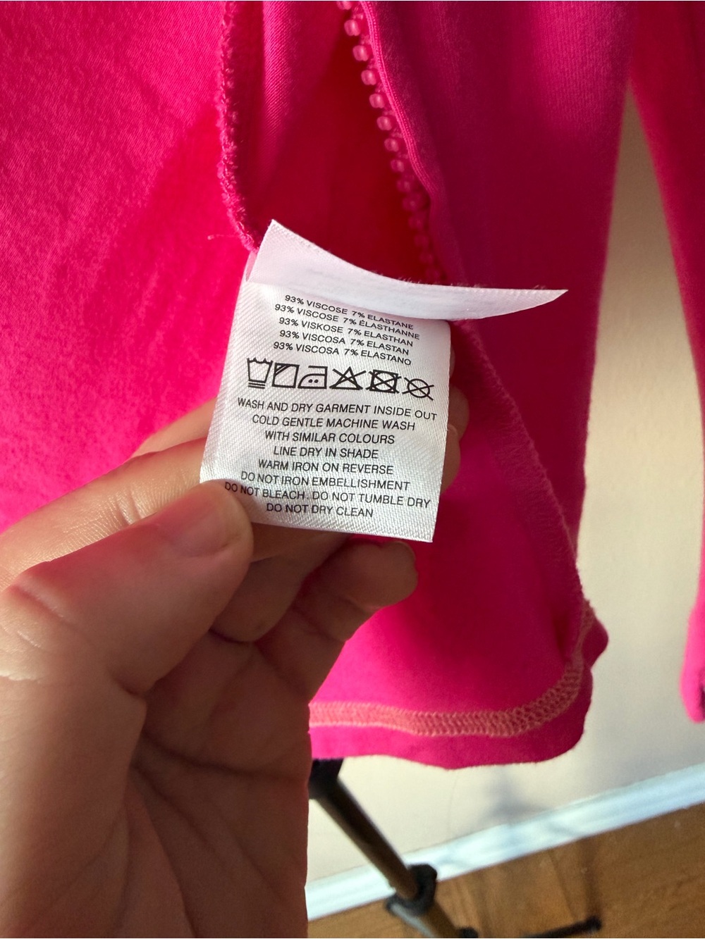 I.AM.GIA Blare Hoodie in Hot Pink Size XS - Picture 7 of 12